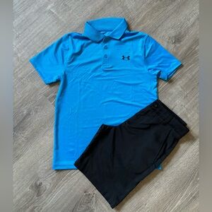 EUC boys UA golf bundle